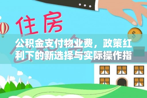 企石公积金支付物业费，政策红利下的新选择与实际操作指南