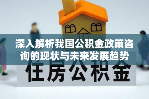企石深入解析我国公积金政策咨询的现状与未来发展趋势