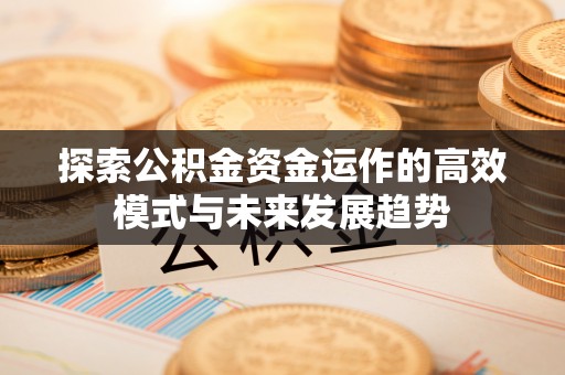 企石探索公积金资金运作的高效模式与未来发展趋势